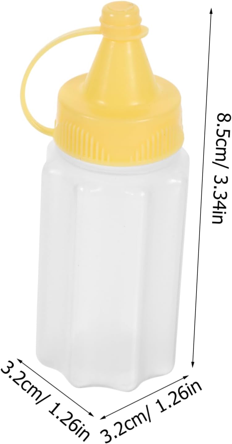 Mini Squeeze Bottle Set - 16 Pieces for Condiments More