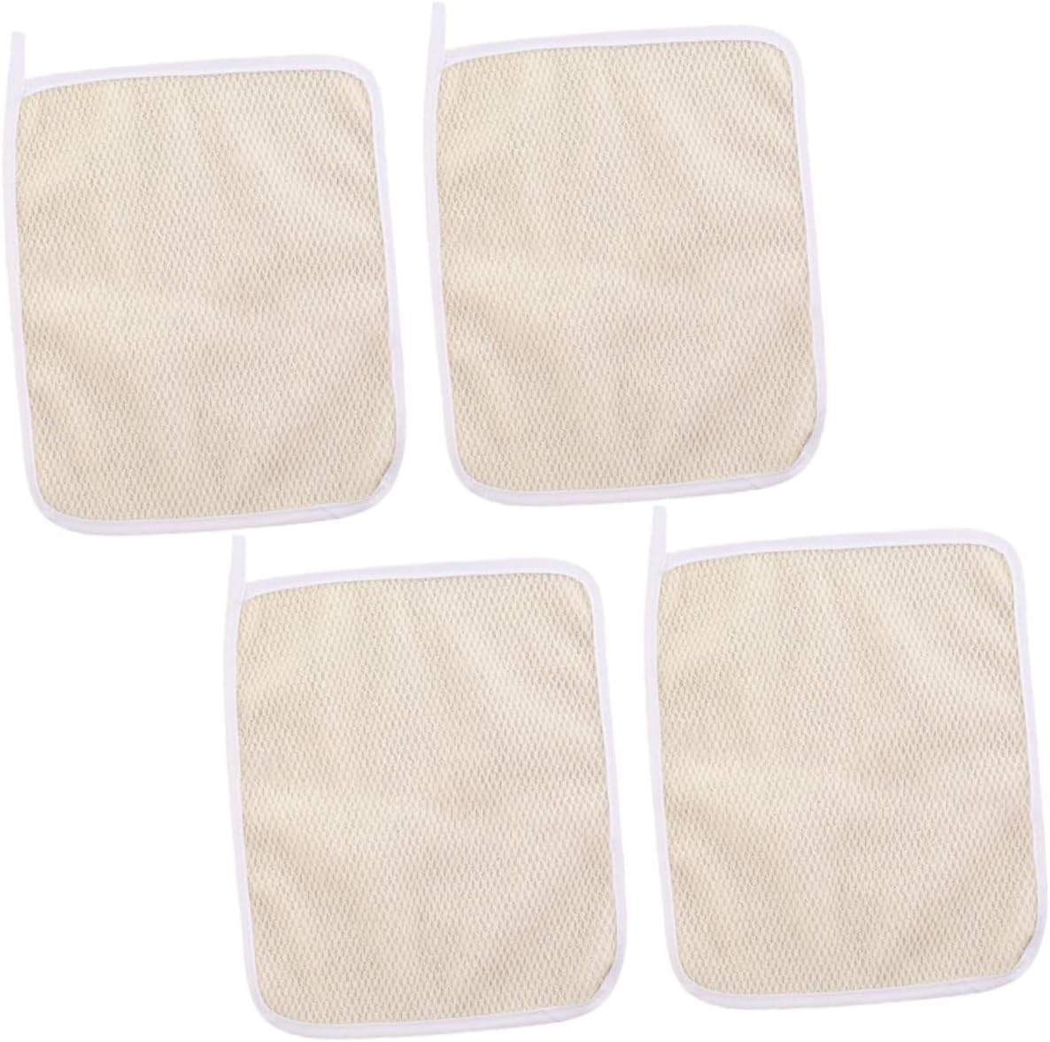 4pcs Exfoliating Body Scrubbing Towels