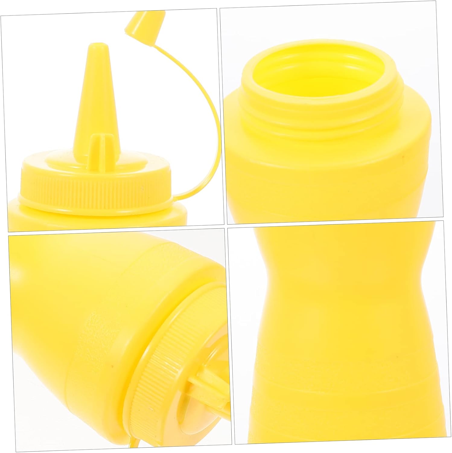 Zerodeko 12 Oz Yellow Sauce Squeeze Bottle