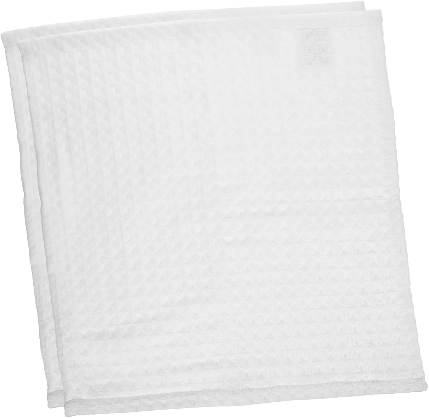 2-Pack Skin-Enhancing Cotton Washcloths Waffle Weave Compact Travel-Friendly