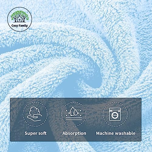 Perfect for Daily Use Ultra-Soft Fast-Drying Washcloths from Cosy Family