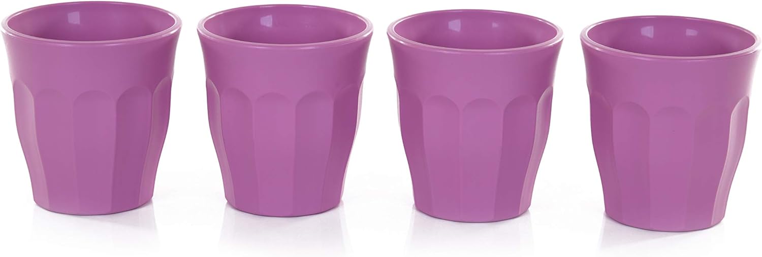 Mintra Home Unbreakable Tumblers Cups 4pk - Bold Collection 175ml 5oz
