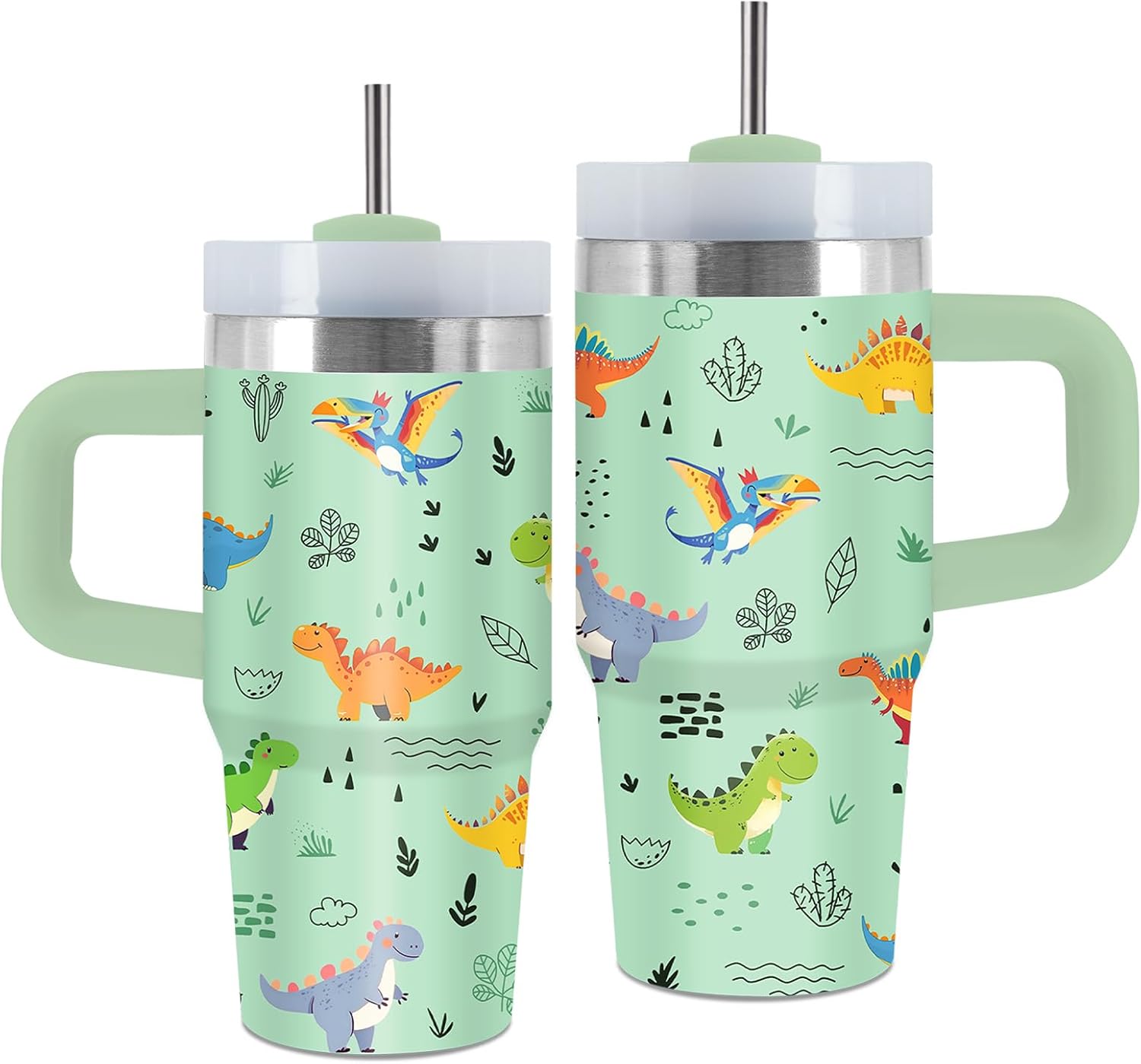 Dino Themed Tumbler Fun for Kids