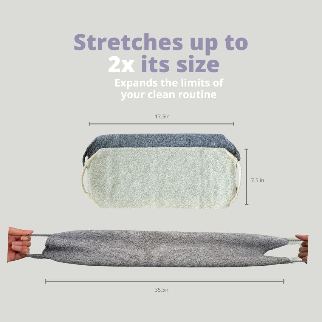 Exfoliating Washcloth 2-Pack - Japanese Style