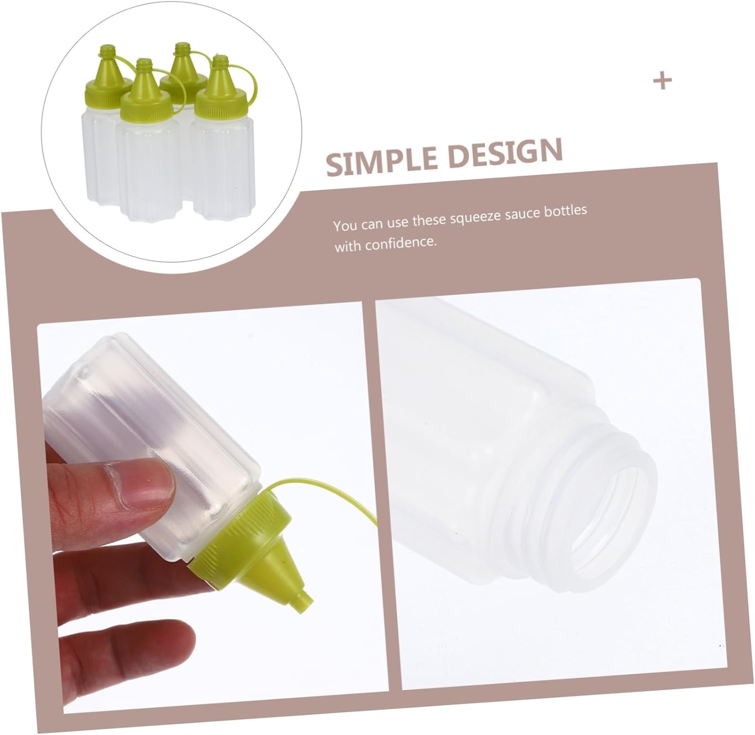 Reusable Squeeze Bottles for Condiments