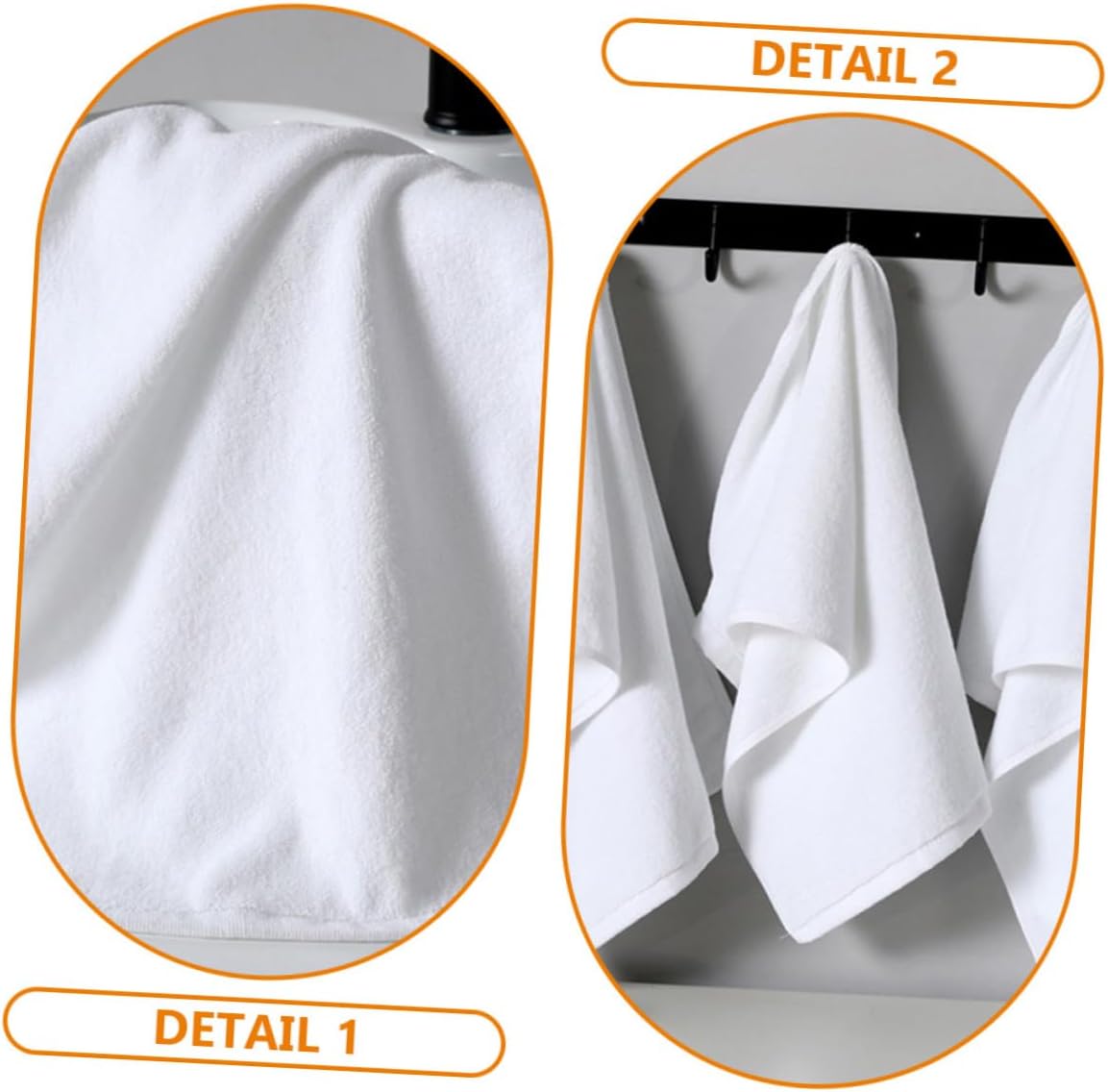 BrightFufu 3-Pack Multi-Purpose Cotton Towels