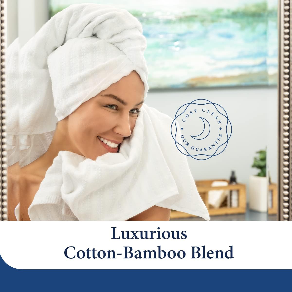 Luxuriate in Soft Bamboo-Cotton Blend Towels