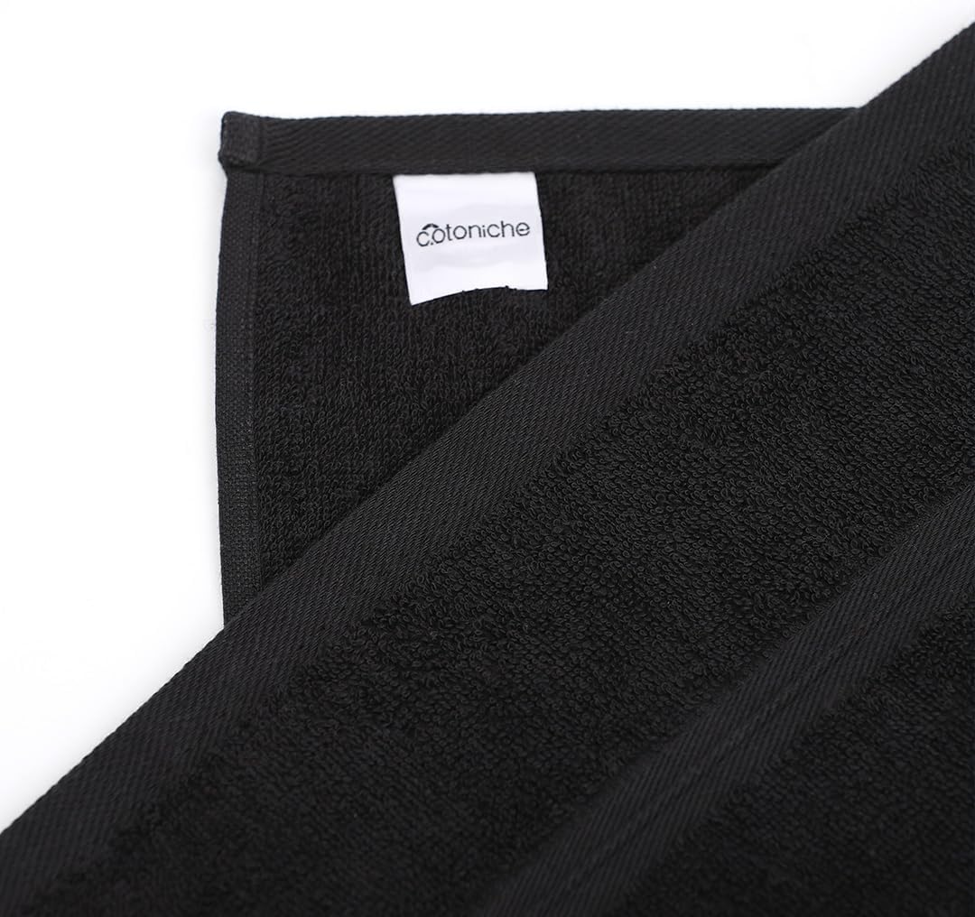 Fluffy Super Soft Washcloth Set of 4 12x12 - Hotel Quality