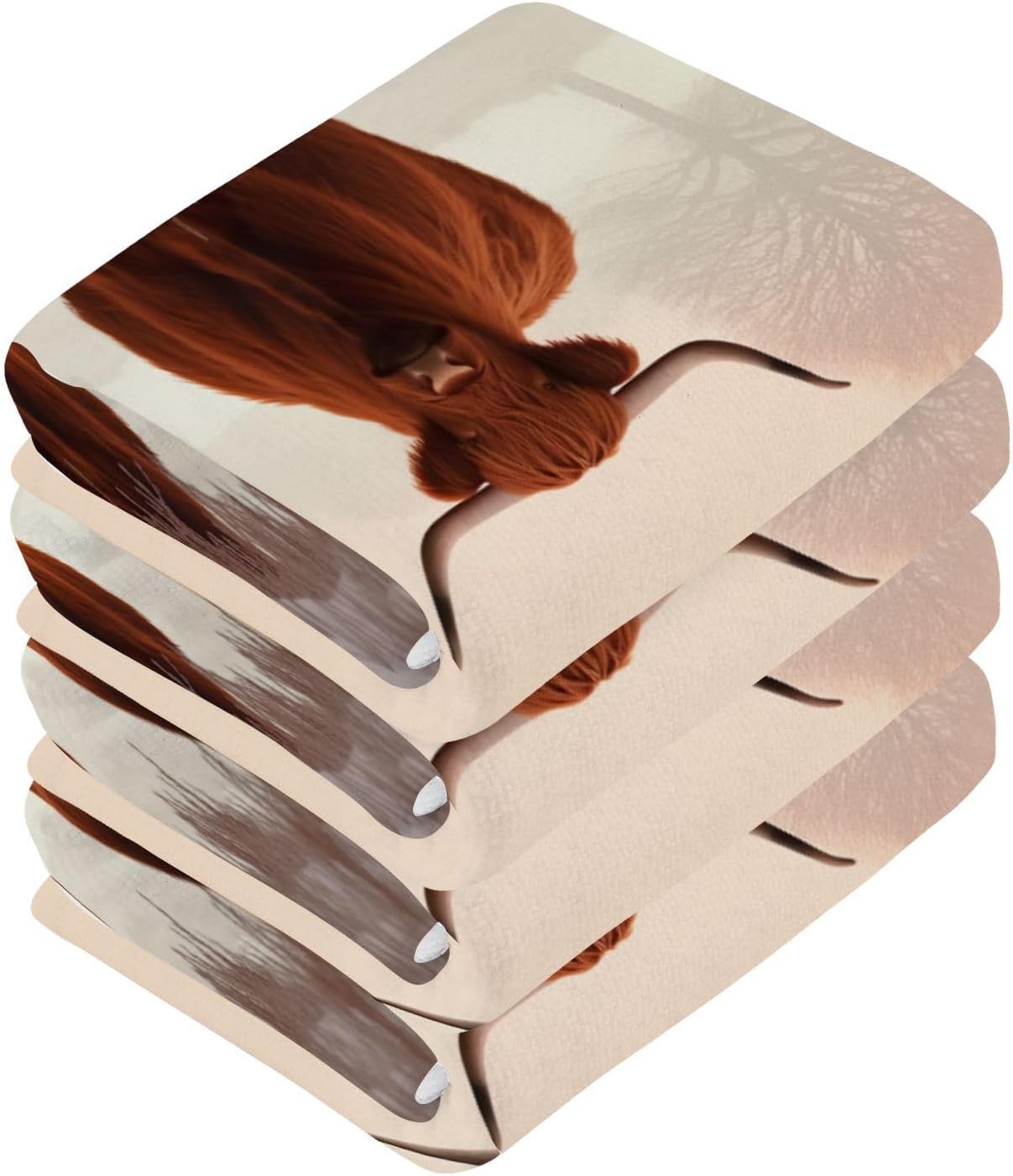 Pure Cotton Washcloth 12x12 Reusable Soft Durable