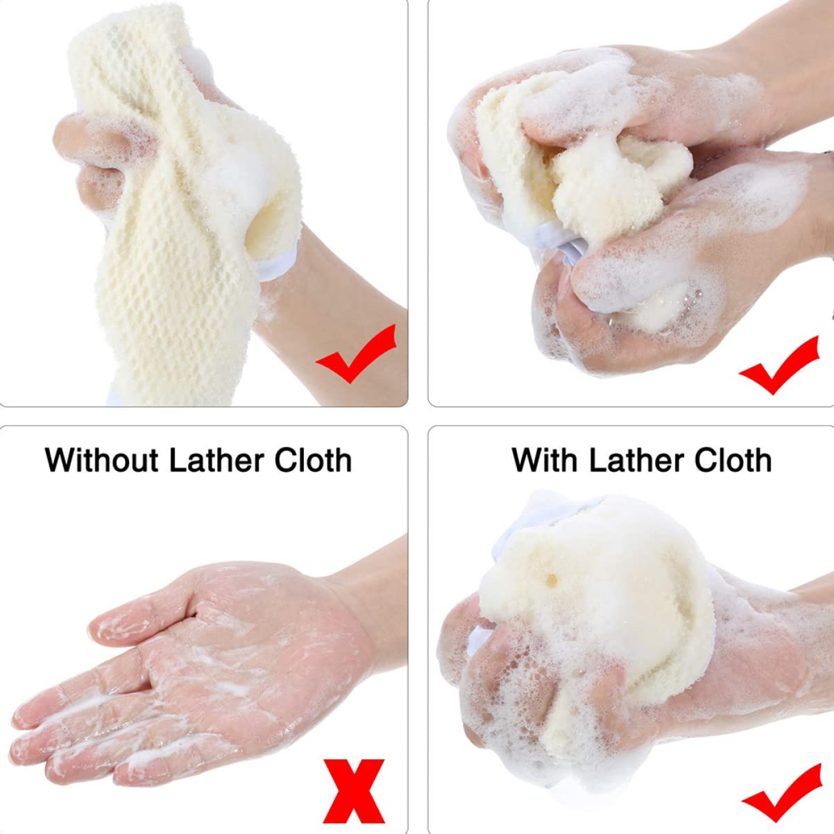 Exfoliating Face Towels for Bathroom Scrubbing