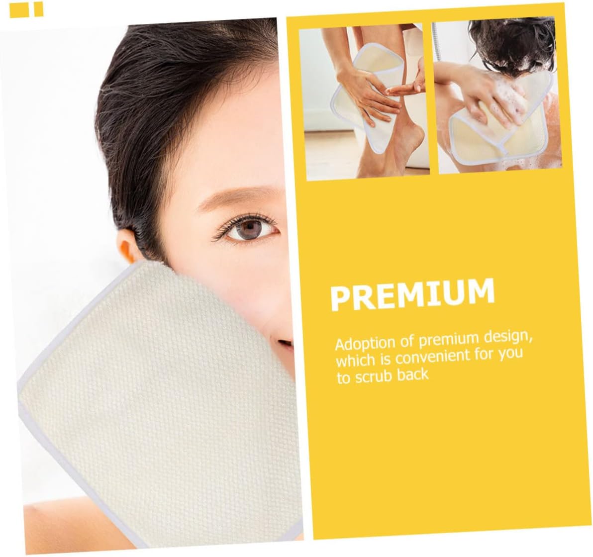 5-Piece Exfoliating Washcloths for Daily Cleanse