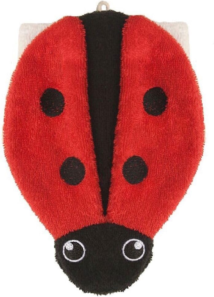 Organic Cotton Ladybug Washcloth