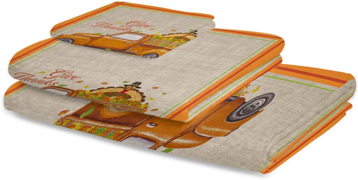 Happy Thanksgiving Batch of Luxury bath towels set