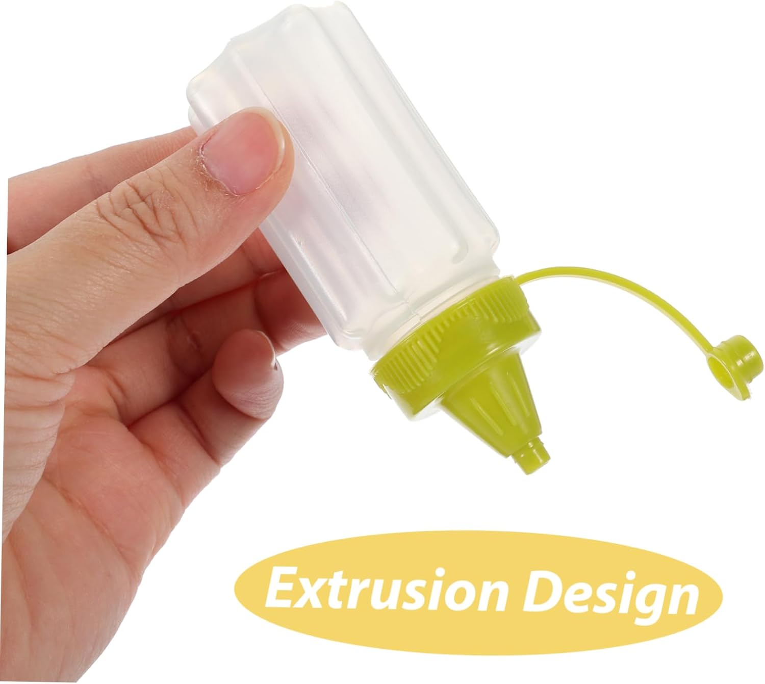 Hohopeti Easy-Use 30ml Condiment Squeeze Bottles