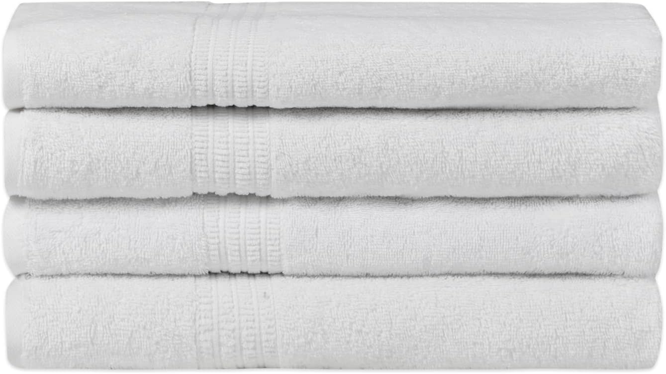 HOMELOVER 4 Piece Luxury Bath Towel Set