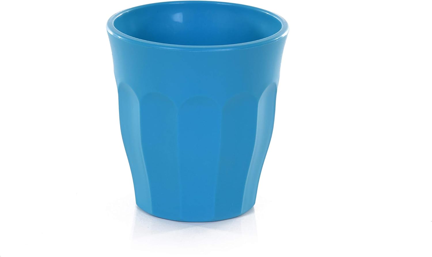 Unbreakable Turquoise Glass Cups 4pk for Dining Entertaining