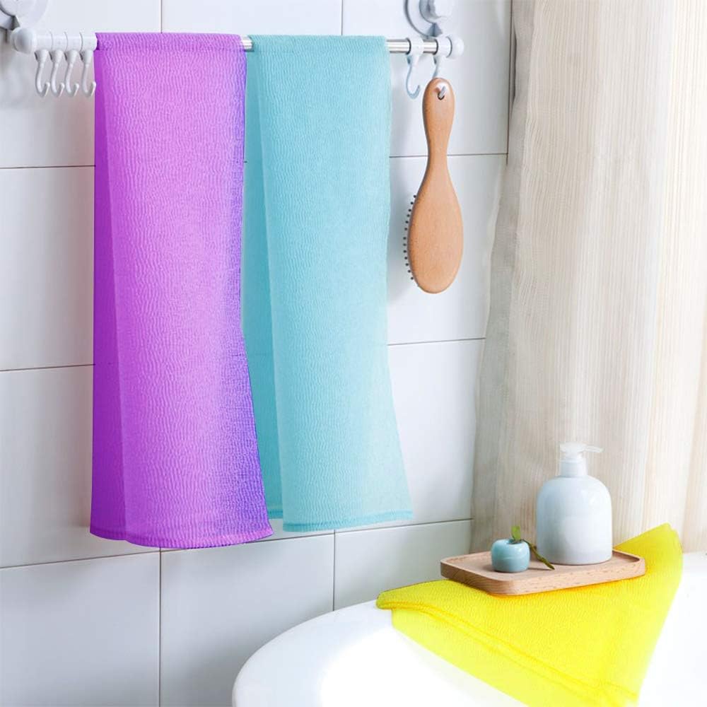 5 Pcs Exfoliating Washcloth Set
