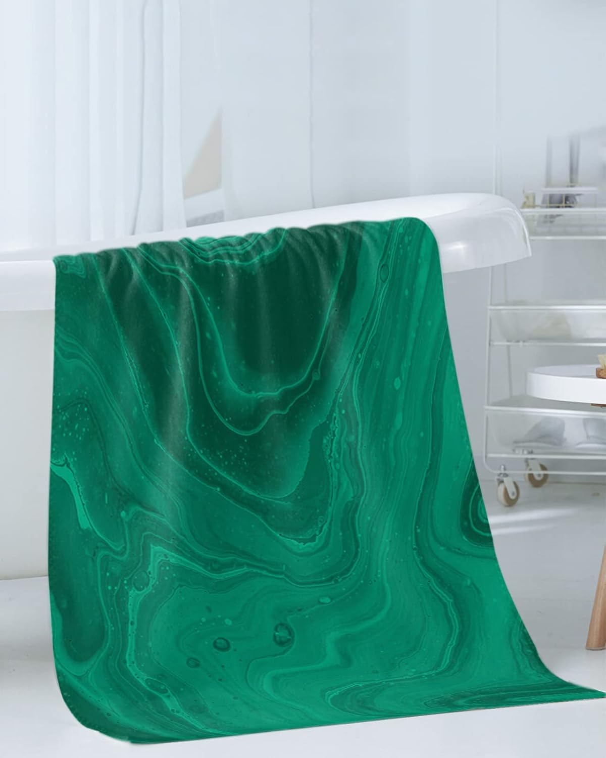 Marble Fluid Artwork Bathroom Towel Set