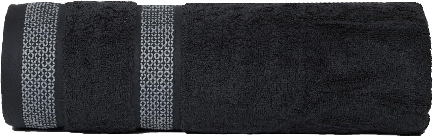 Solitaire Mix 6-Piece Cotton Towels Luxurious Family Set