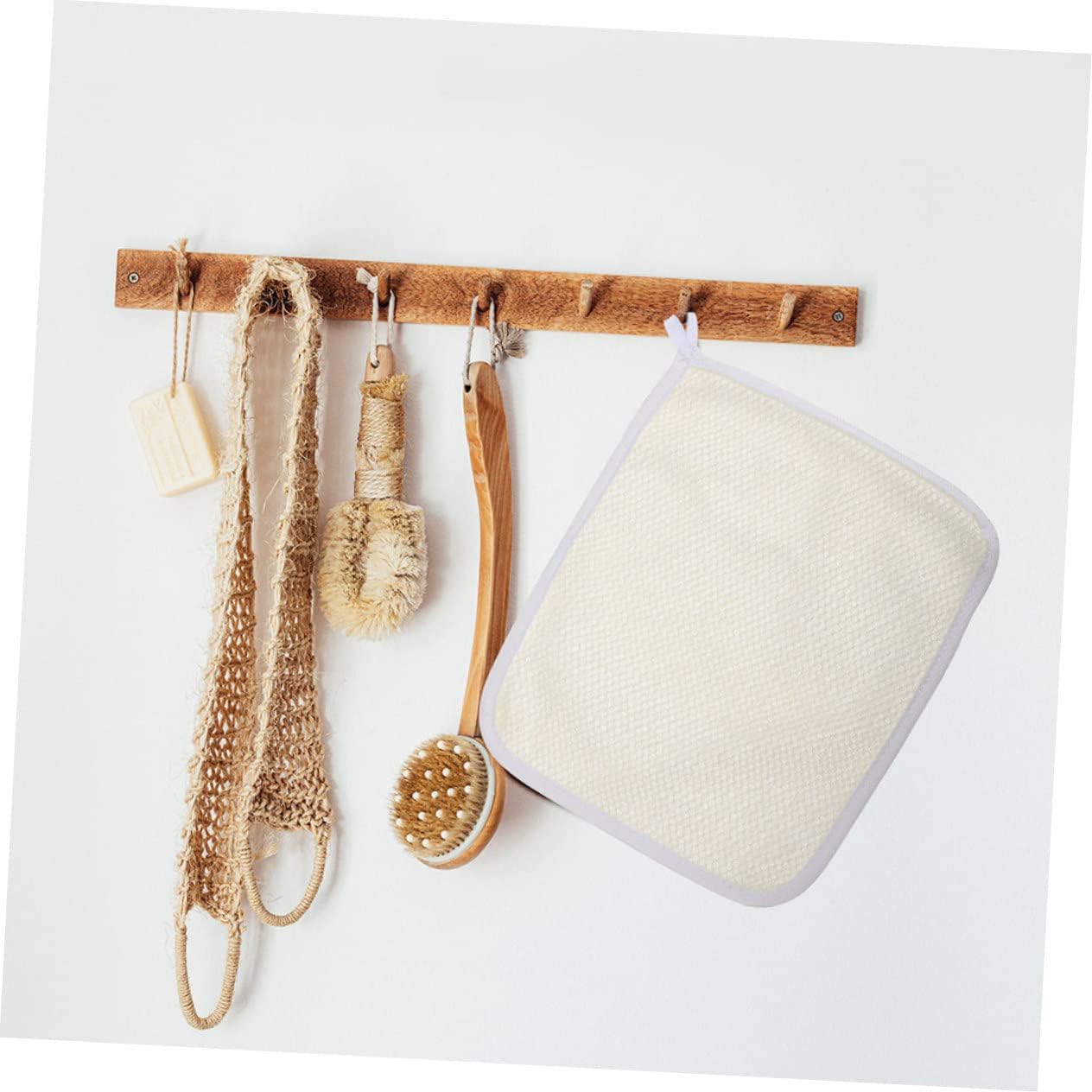 5-Piece Exfoliating Scrub Towels for Body Back Use