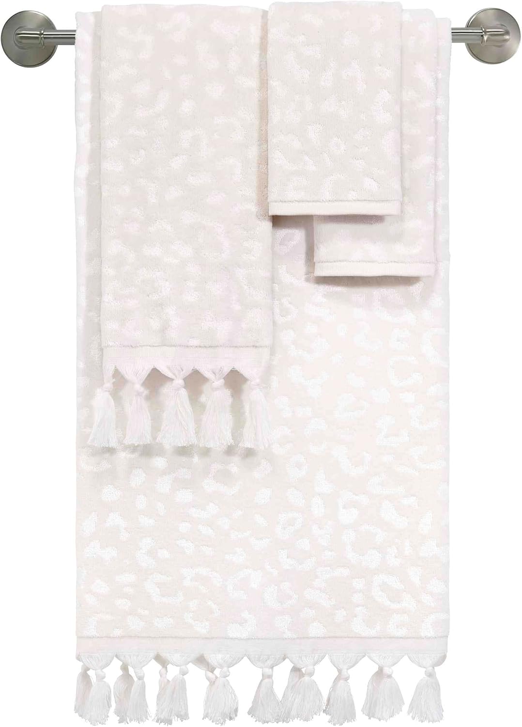 Nicole Miller Soft Cotton Washcloths Set of 4 Animal Print