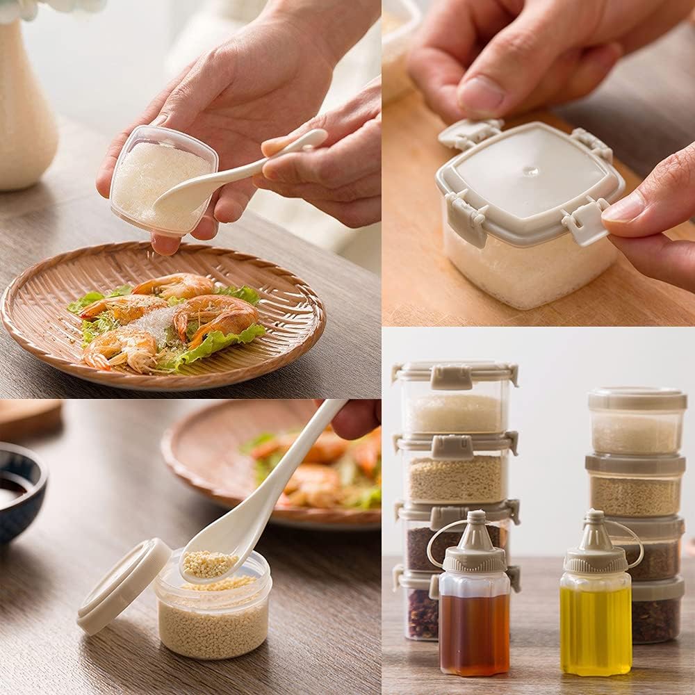 Convenience 8 Mini Squeeze Condiment Bottles for Every Day