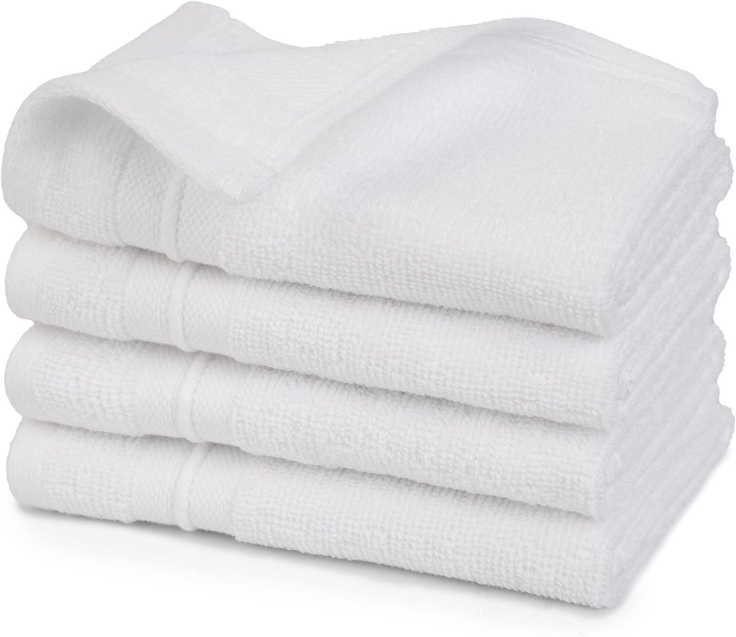 Sticky Toffee Washcloth Set Terry Cotton 13x13 in 4-Pack