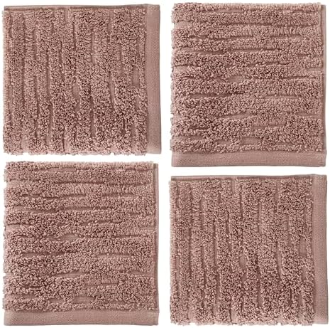 SKL Home CloudSoft Cotton 4-Piece Washcloth Set