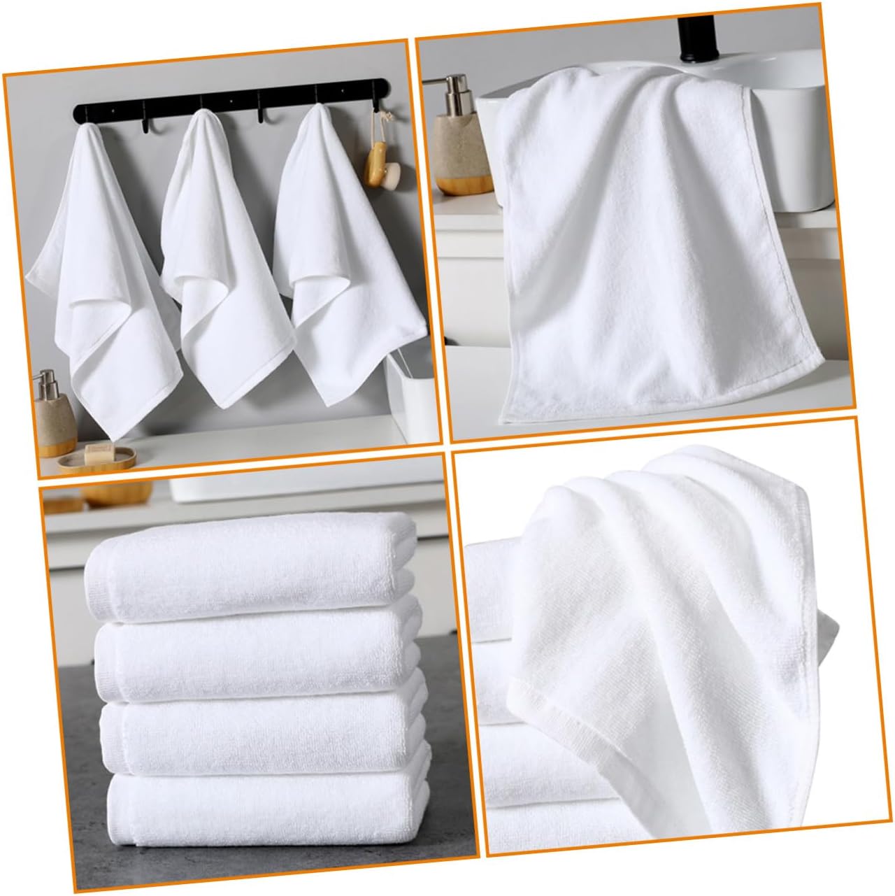 BrightFufu 3-Pack Multi-Purpose Cotton Towels
