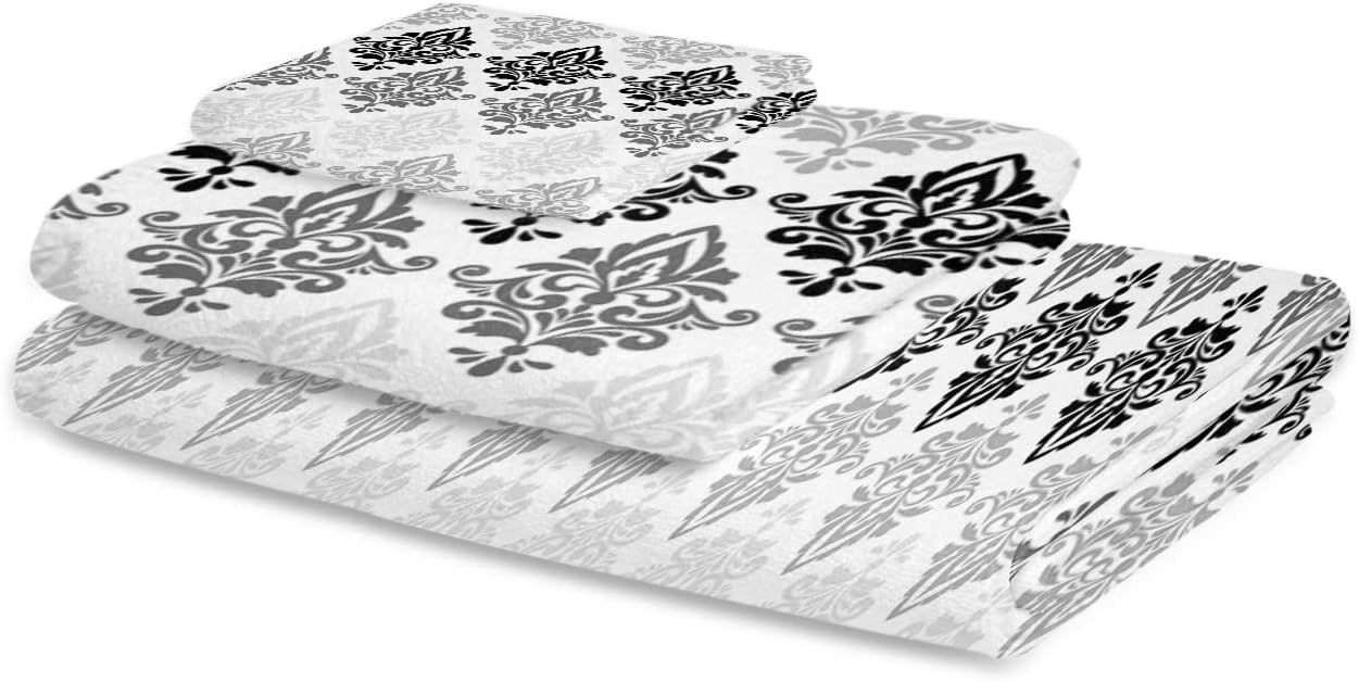 Premium Moroccan Paisley Bath Towels Set