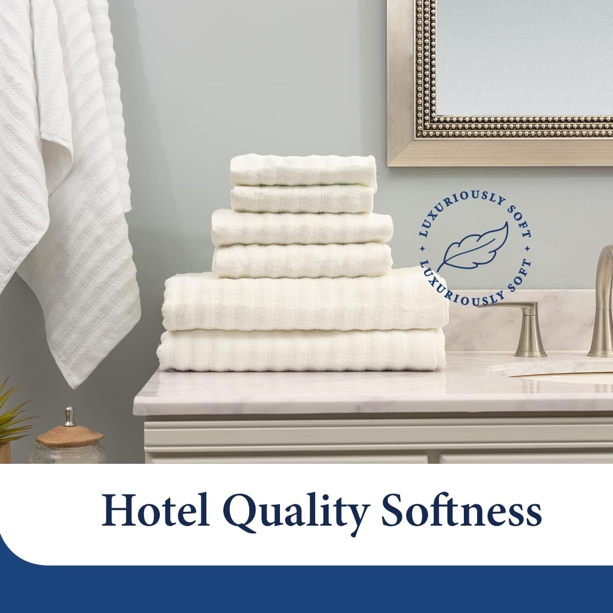 Luxuriate in Soft Bamboo-Cotton Blend Towels