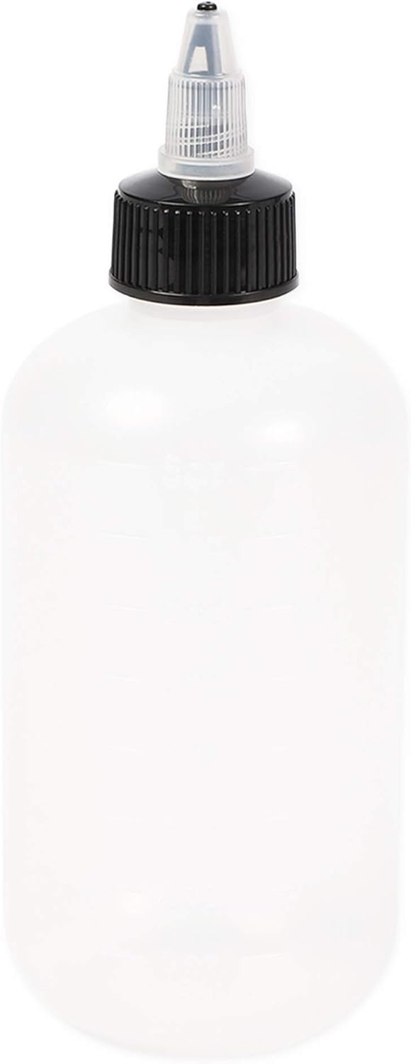 Juvale Boston Round Squeeze Bottles - 8 oz Pack of 12