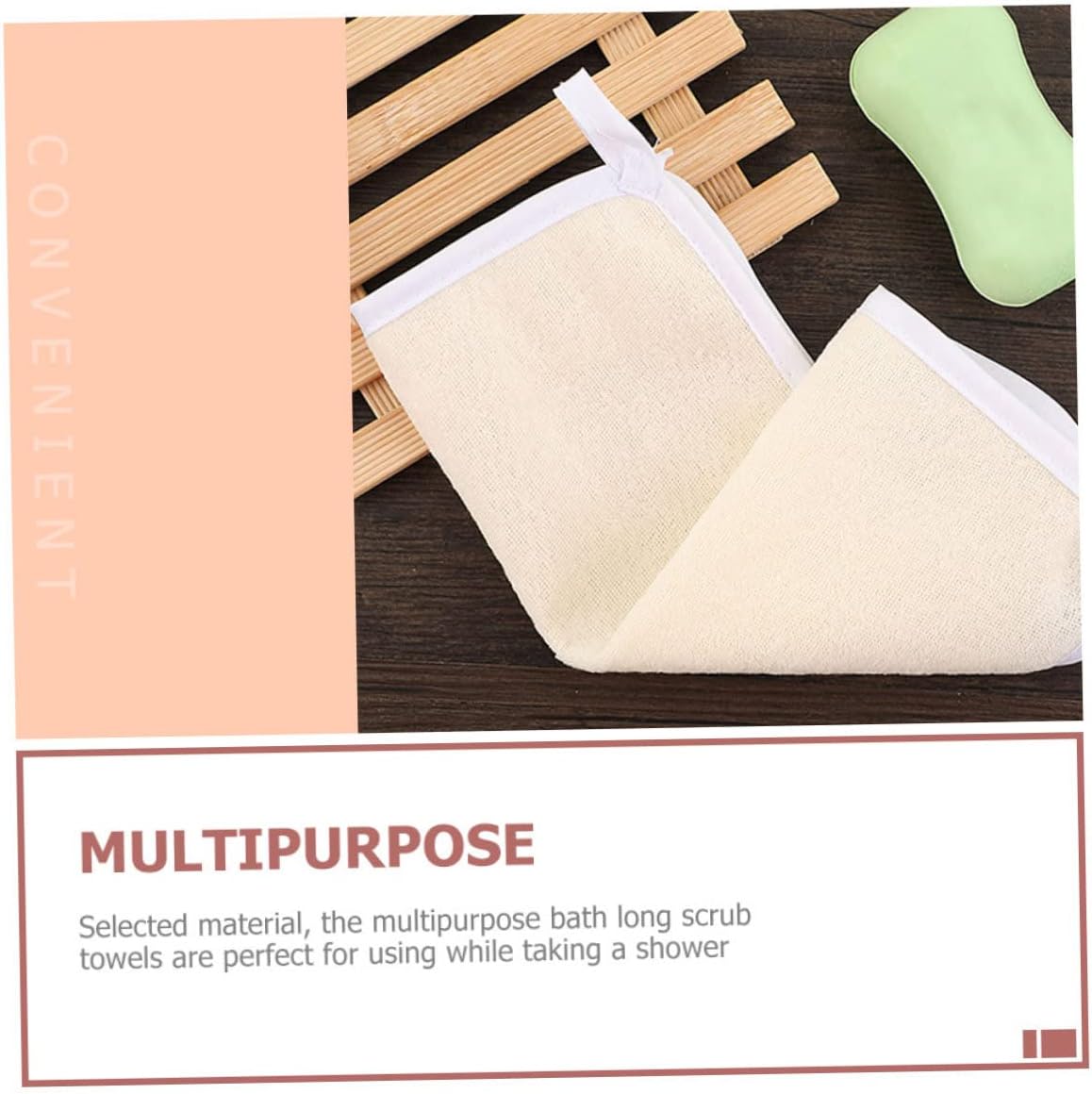 Perfect Exfoliating Washcloth Set for Deep Body scrubbing