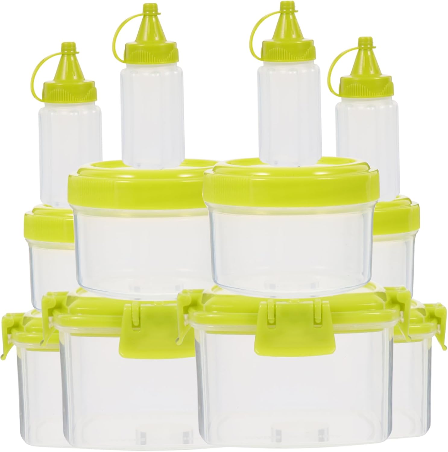 SHOWERORO Lightweight Condiment Bottles