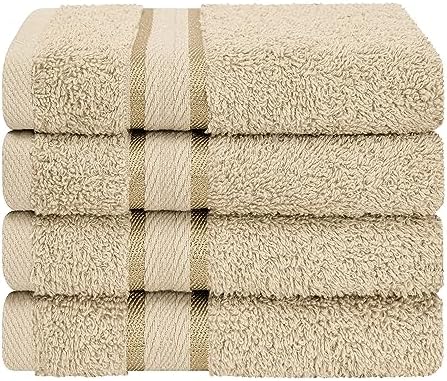 Dorlion 4-Piece Soft Cotton Washcloth Set