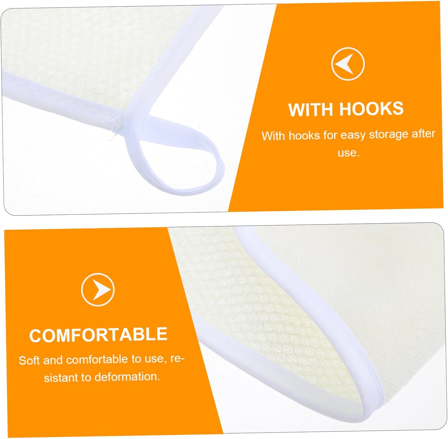 4-Piece Dual-Sided Exfoliating Washcloths for Body Face