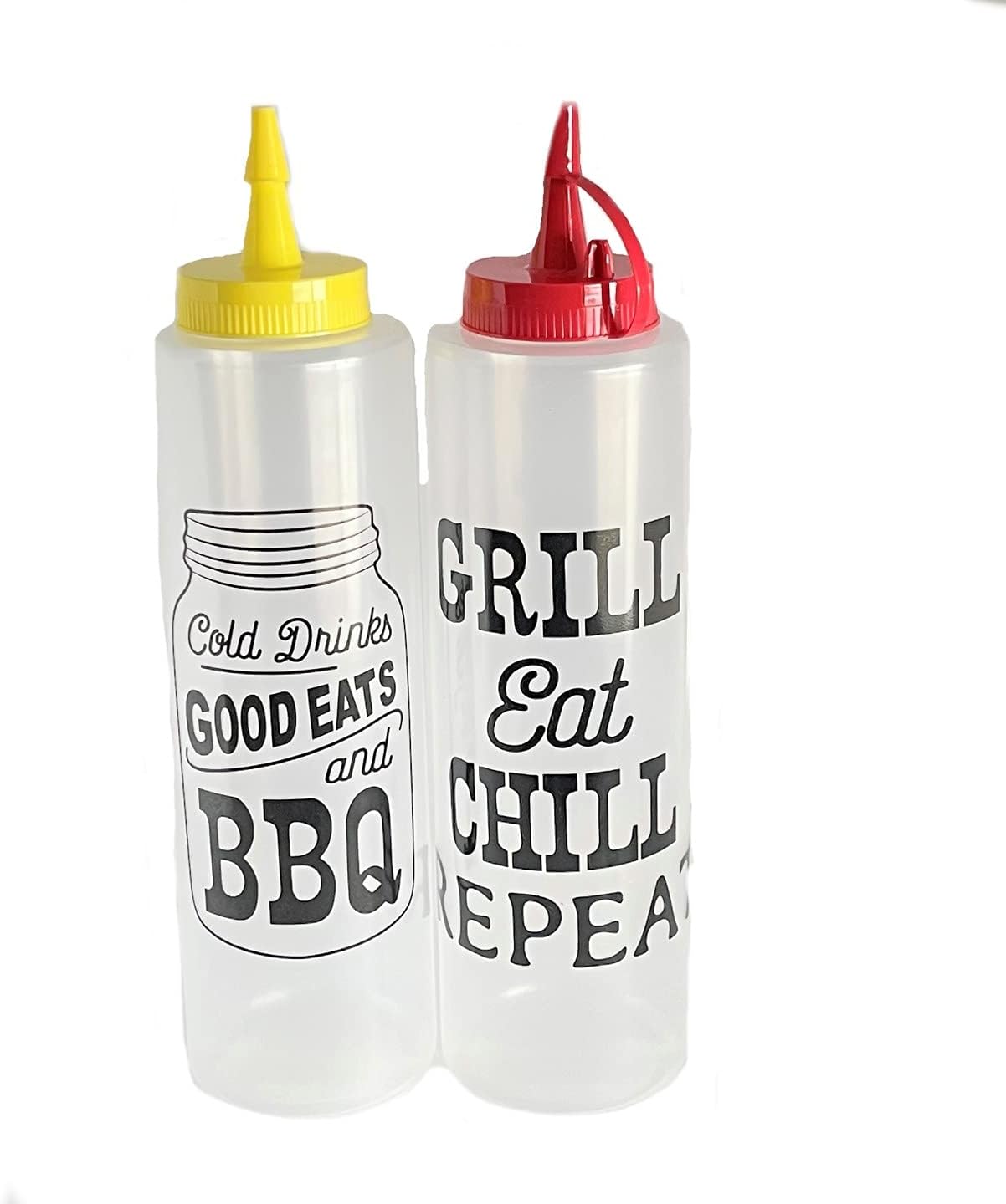 Cooking Concepts BBQ Condiment Bottles 2-ct Packs