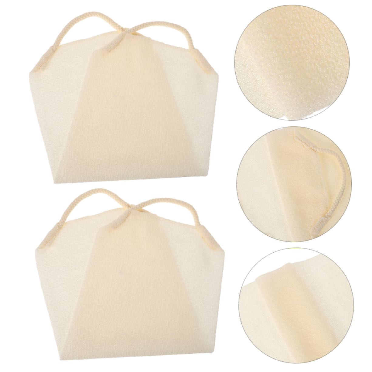 Solos Cleared Long-Strap Body Washcloth for Women