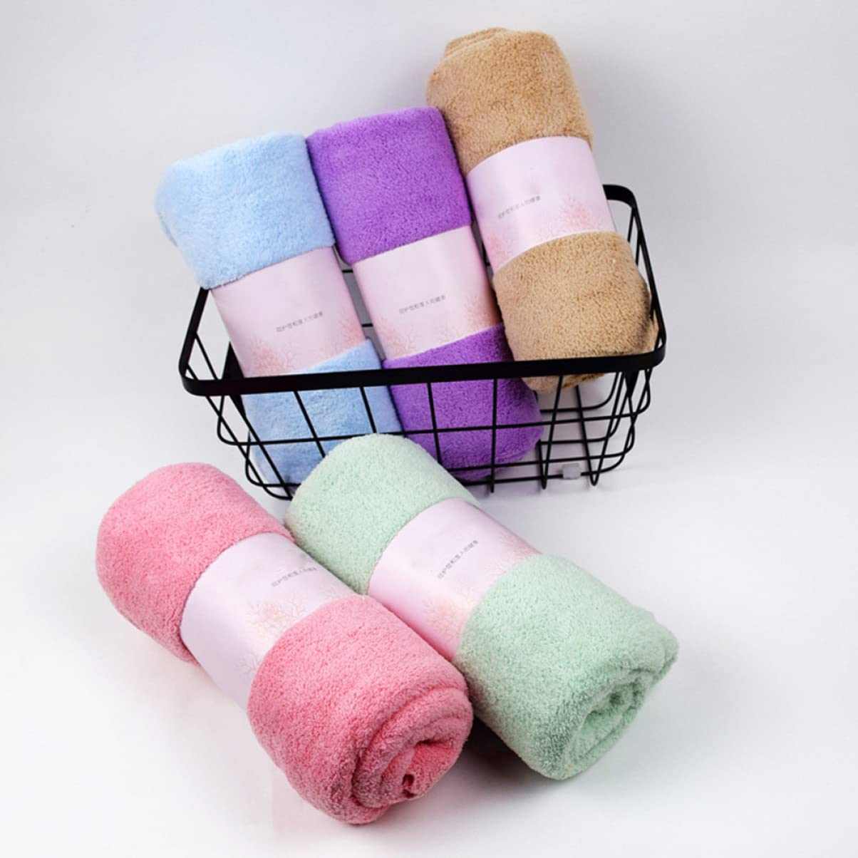 5-Pack Microfiber Makeup Remover Towels for Women