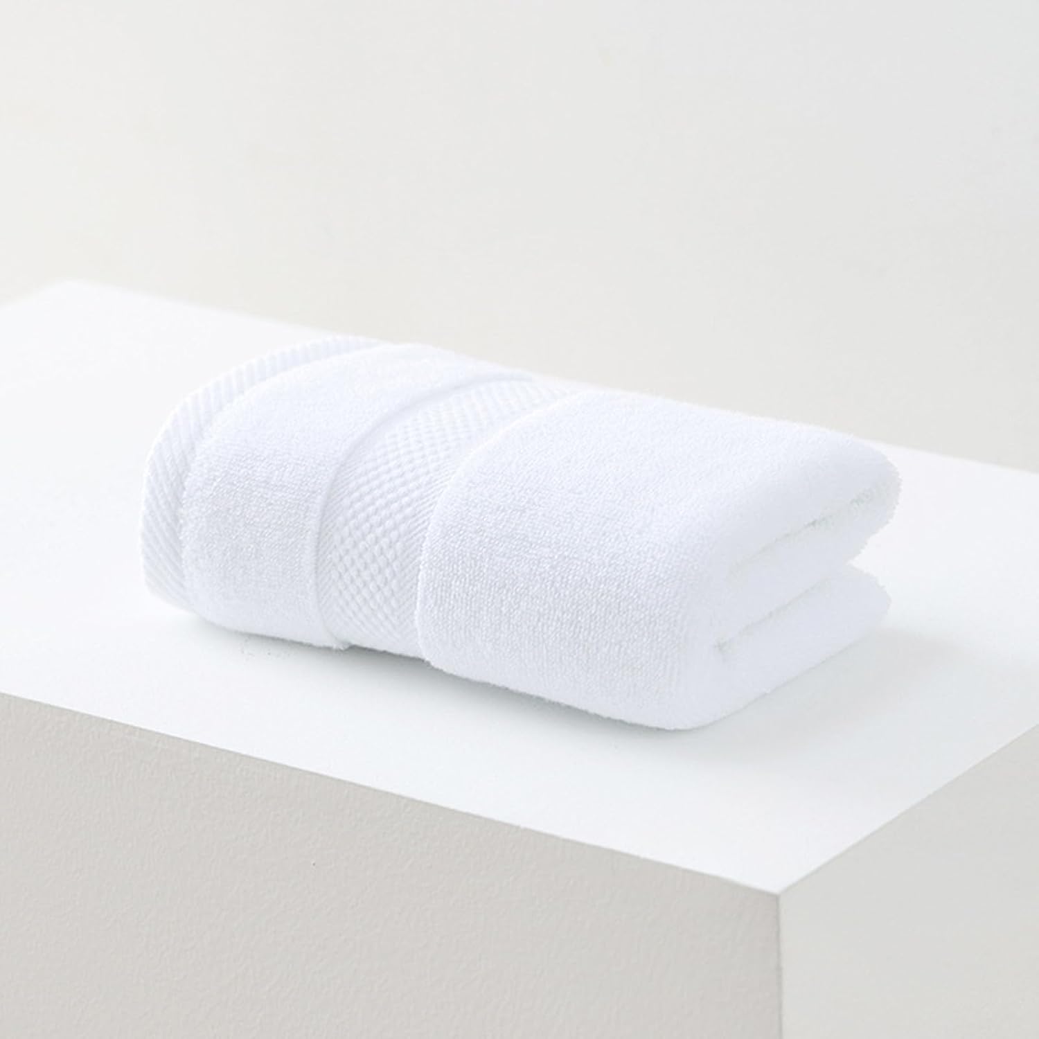Classical White Cotton Towel