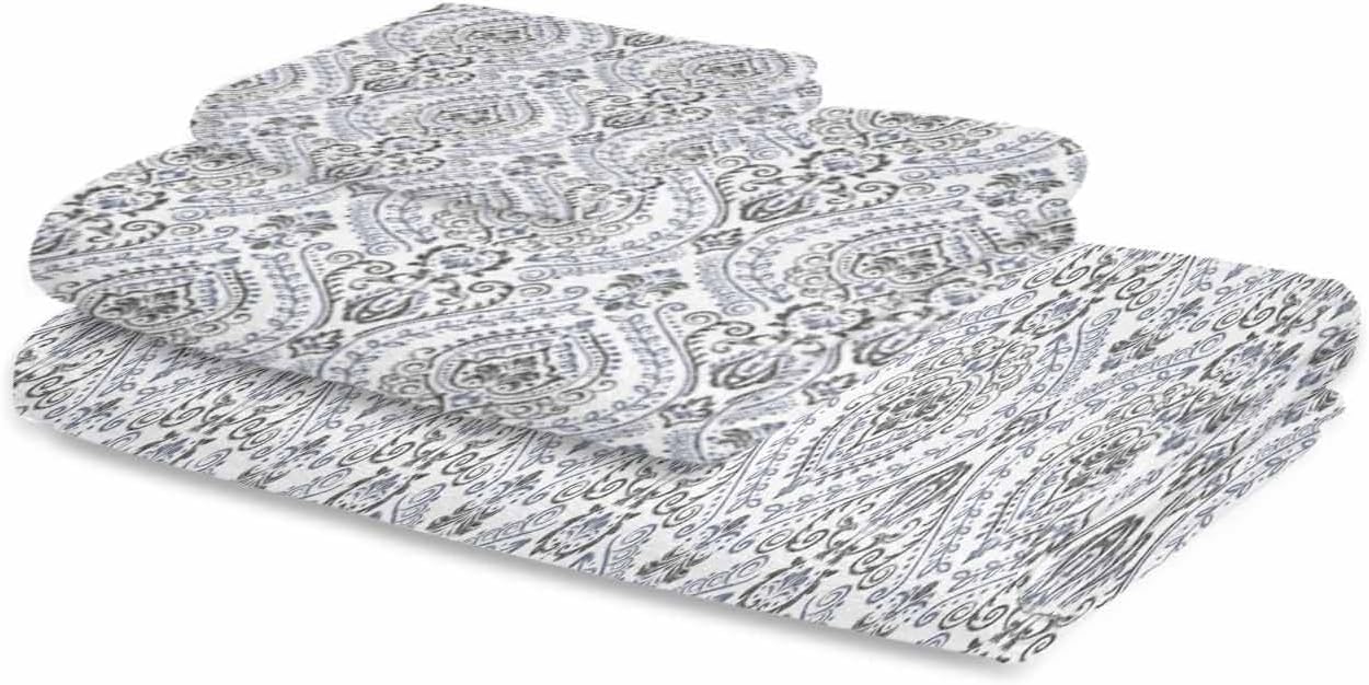 Vibrant Design Luxurious Feel 3-Piece Bathroom Towel Set