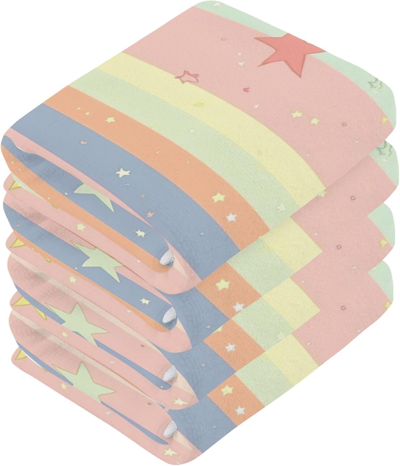 Xigua Stars Washcloth Set - Durable and Effective
