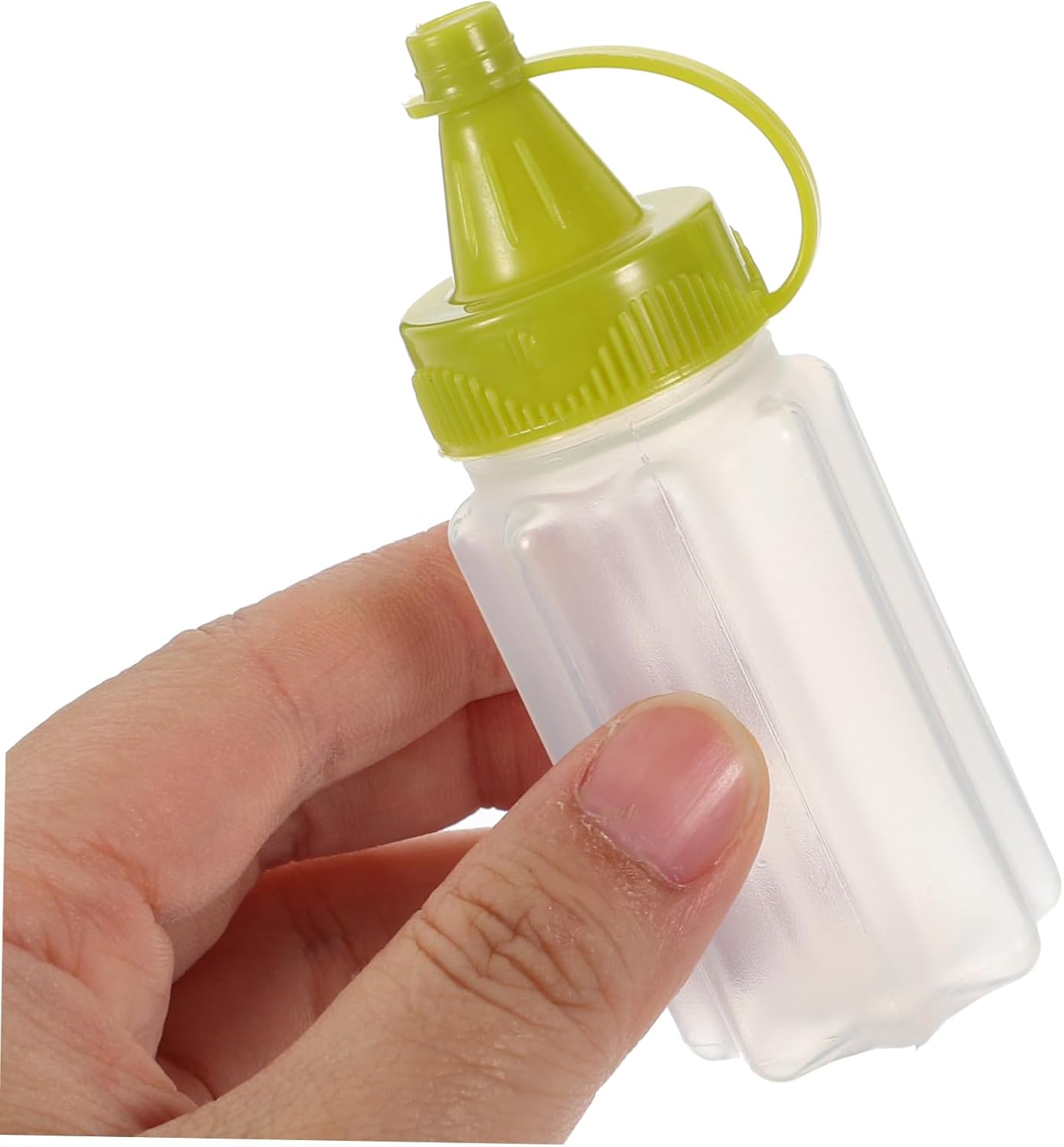 Villful 4-Pack Speedy Squeeze Bottles for Ketchup Salad Dressing More