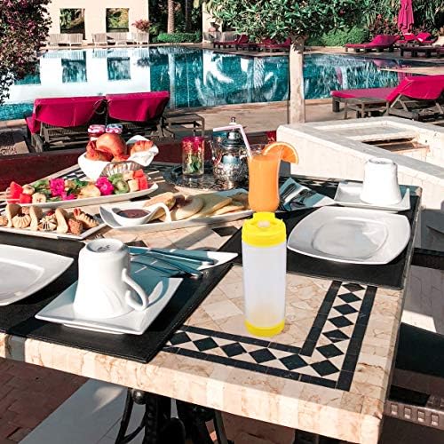 Double-Ended Travel Ketchup Salad Dressing Squeeze Bottle - 20oz