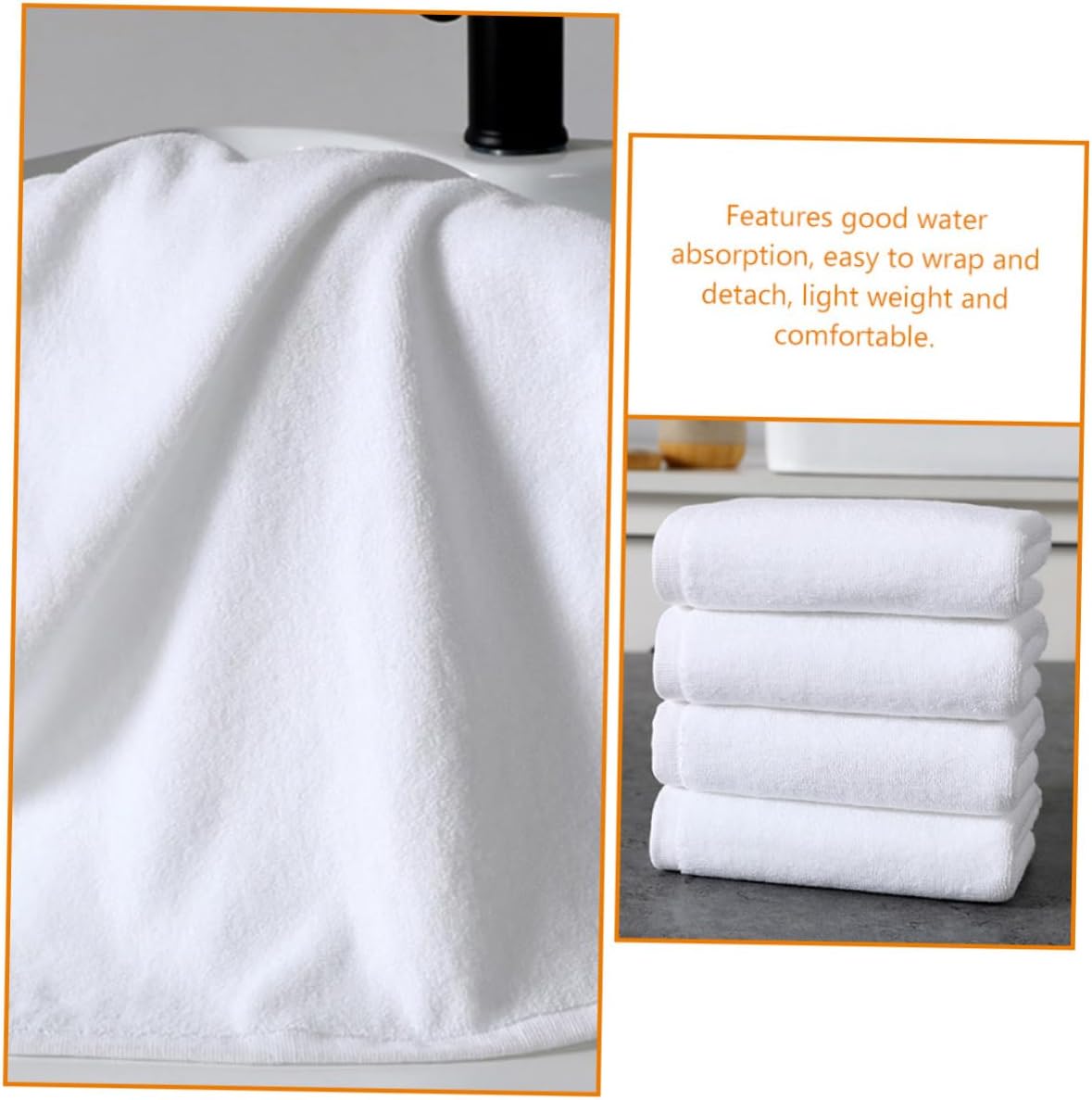 BrightFufu 3-Pack Multi-Purpose Cotton Towels