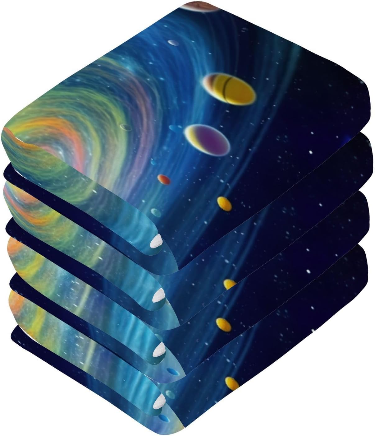 Xigua Solar Washcloths 2 Pack Soft and Absorbent Face Towels