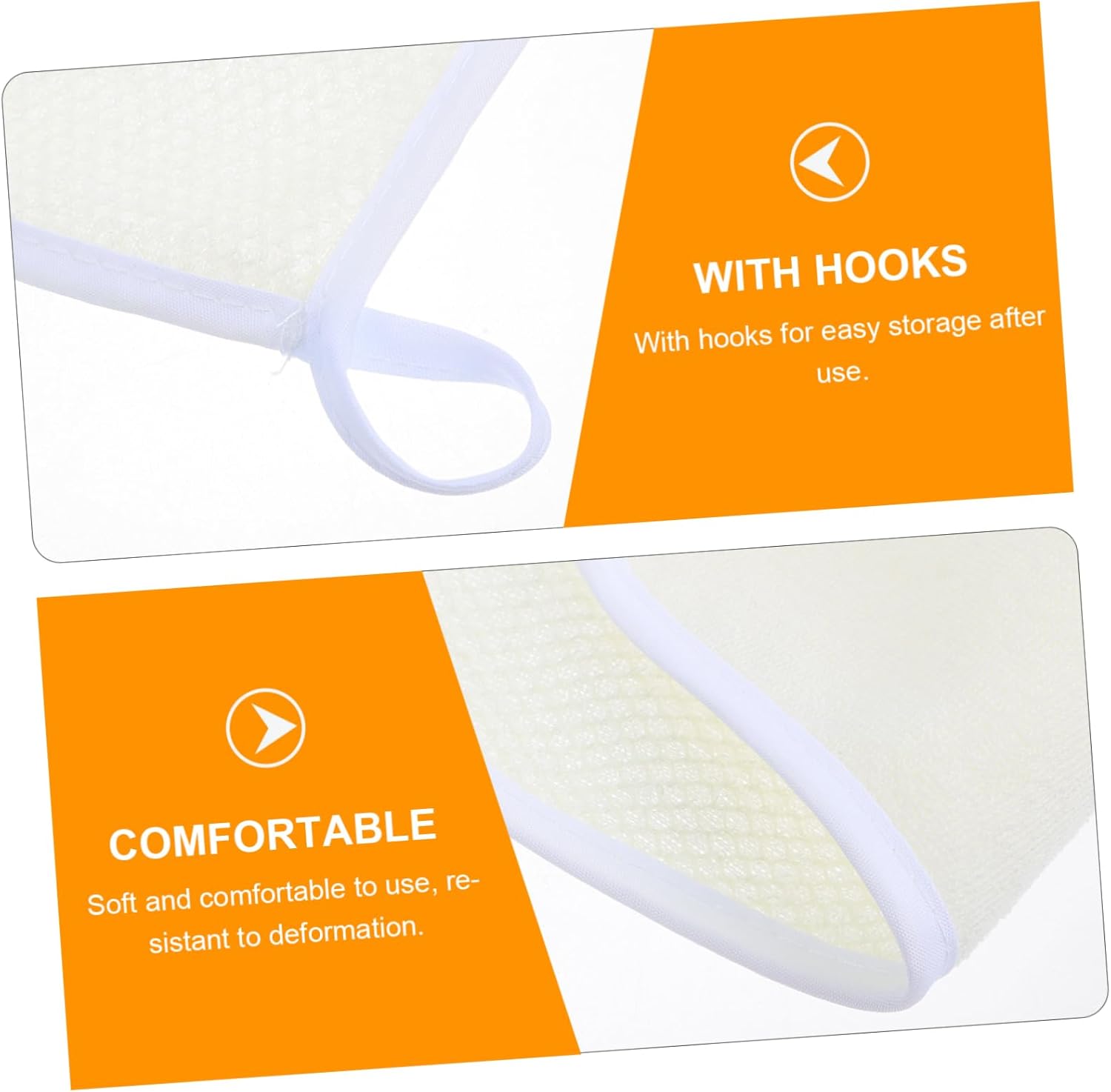 Dual Sided Exfoliating Washcloths for Men Women