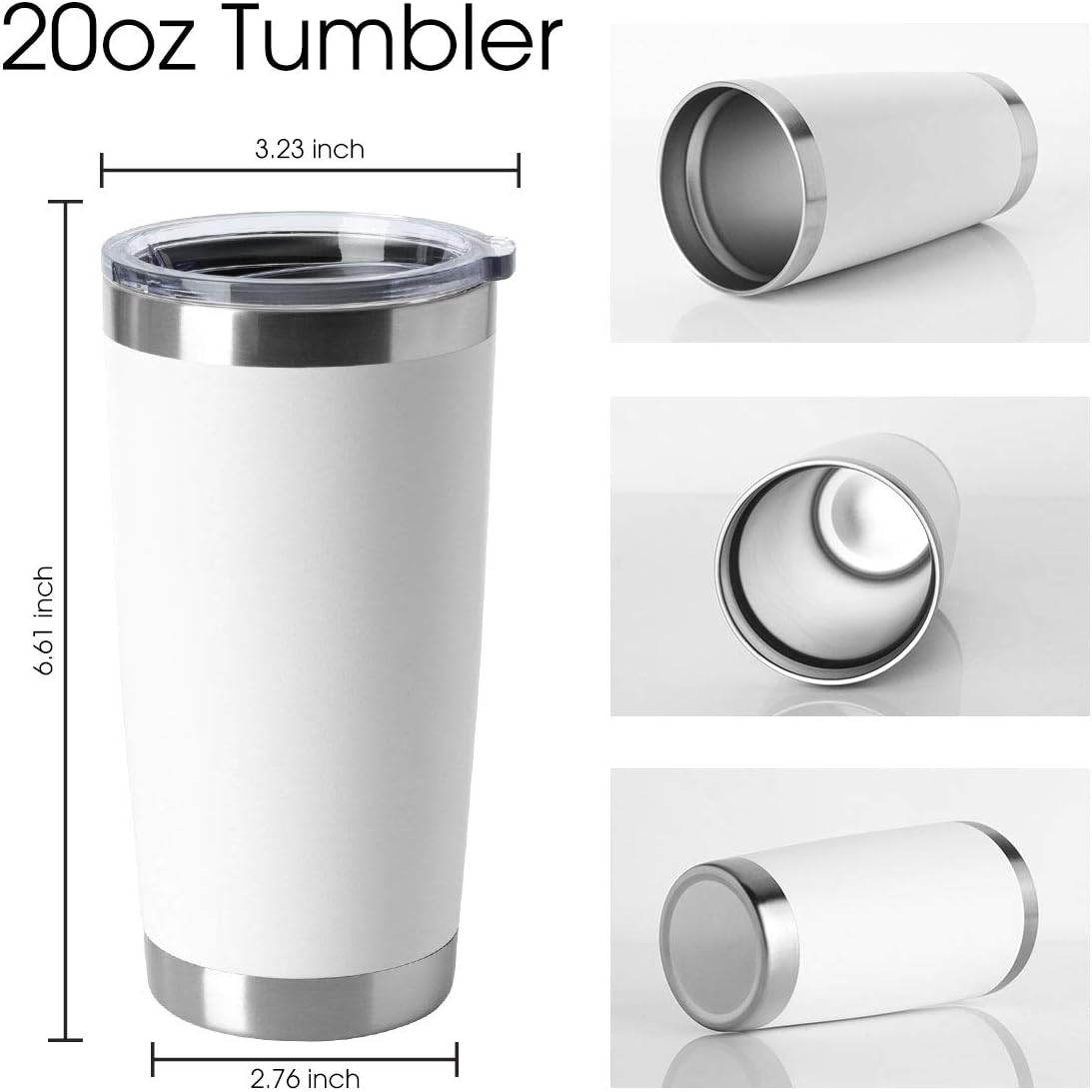 Sturdy 20oz Tumblers Bulk Set