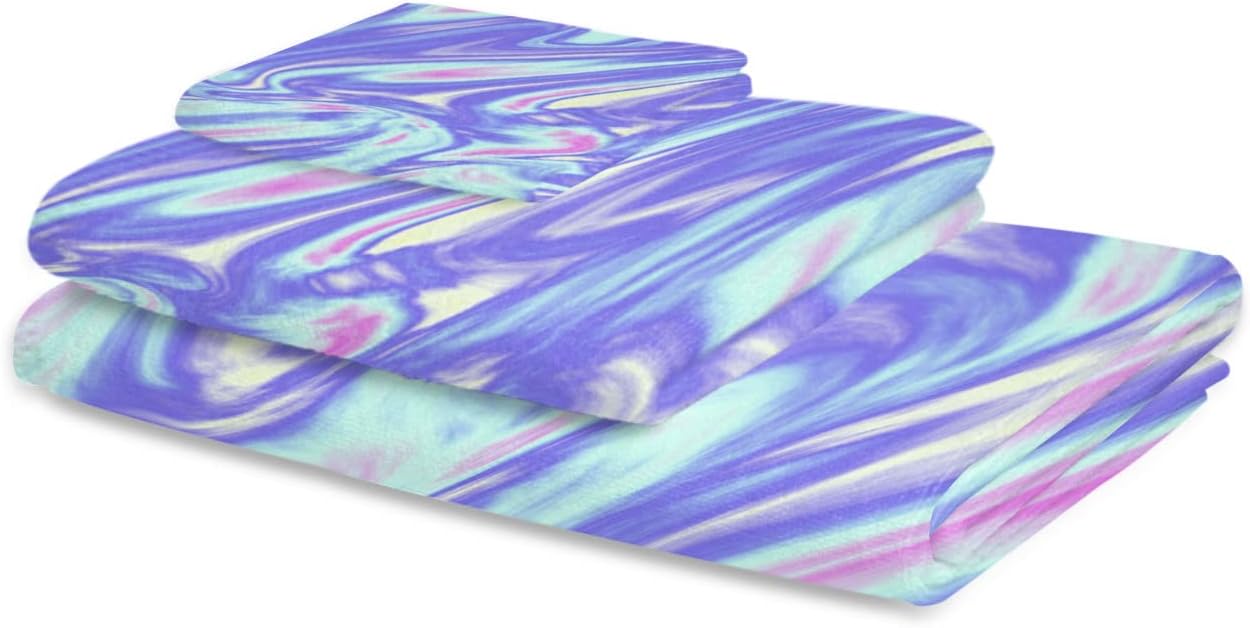 Ombre Marble Towel Set