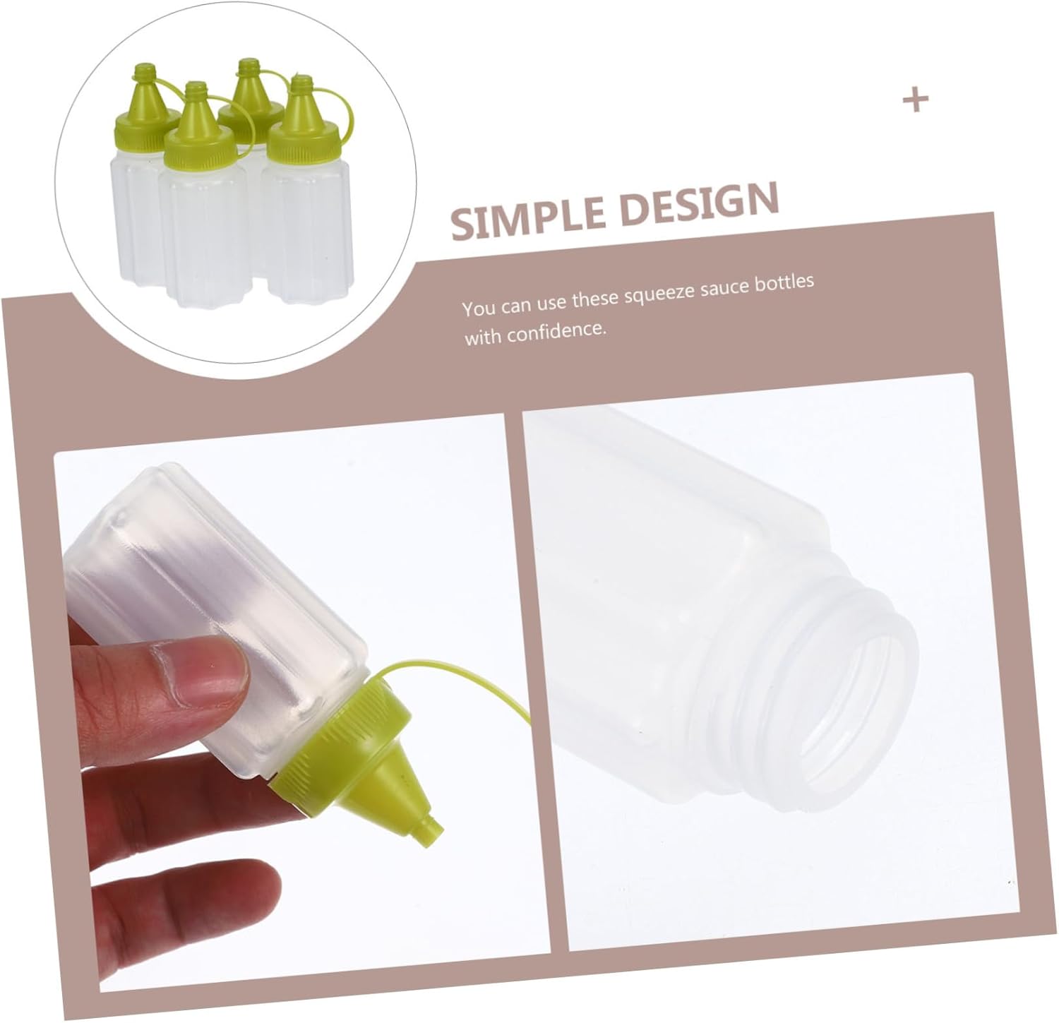 Ultra Versatile Squeeze Bottle for Salad Ketchup More